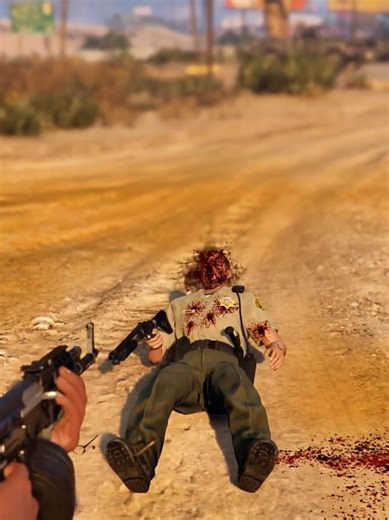 He gave it his all... Deputy TaintSniffer was a fine Deputy. Sandy Shores lost a hero today. He leaves behind 2 wives, a husband, and 7 children. #gta5 #gamingontikok #gta5mods