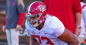 Nick Saban breaks down LT Evan Neal's development at Alabama