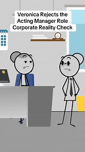 122K views · 2.6K reactions | Veronica Rejects the Acting Manager Role Corporate Reality Check #animation #animationmeme #work #worklife #veronica #manager #managersbelike #corporatelife #usa | Sleek Animations | Facebook