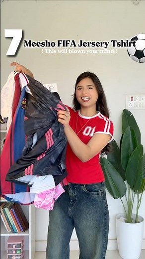 7 Meesho jersey t-shirts Haul 🤯😭 #shortsviral #meeshofinds #meeshohaul #shorts #tshirts #jersey
