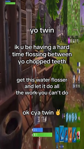 get through those teeth twin #tiktokshop #viral #fyp #trending #waterfloss