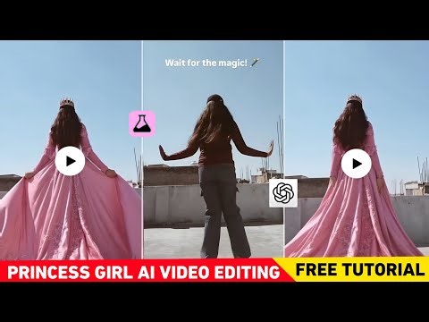 Instagram Trending Princess Girl Ai Video Editing | Trending Princess Transition Reels Kaise Banaye