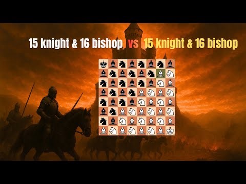 Impossible Chess Pattern! Knights & Bishops Take Over the Entire Board
