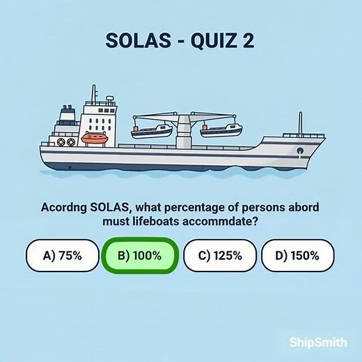 SOLAS Lifeboat Requirements Quiz: Know Your Safety Standards 🚢⚓