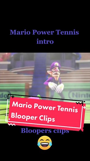 Here are the bloopers from Mario Power Tennis 😍 #mariopowertennis #waluigi #waluigitime #waluigiedits #wario #mariobros #videogameedits #fypシ