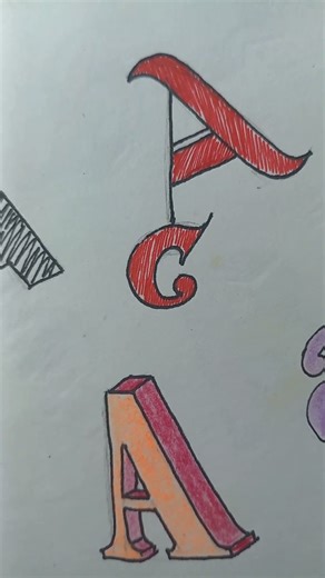 Different Types Of Letter A Calligraphy