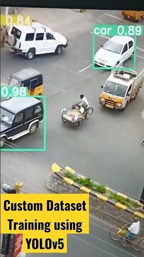 YOLOv5 Custom Dataset Training #objectdetection #computervision #realtimedata#car#detection#app