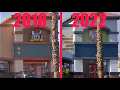 Chuck E. Cheese Locations Then to Today