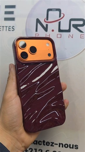 NOurE PHoNE 🍎 on Instagram: "😍 Coque premium pour iPhone🍎 ✨ Donnez à votre iPhone un look unique et moderne 🛡️ Protection optimale contre les chocs et les rayures 🔥 Design élégant avec des finitions premium 📱 Confort en main et style incomparable ✅ Facile à commander, rapide à recevoir 🚚 #coqueiphone #iphonecase #accessoiresiphone #smartphonestyle"