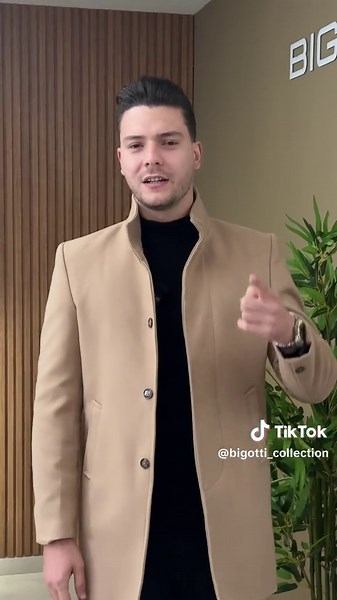 Nouveau Manteau BIGOTTI pour Homme – Élégance et Style