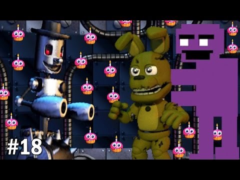 Springtrap Plays: FNAF World #18 || MAKING SPACE FOR PURPLE GUY