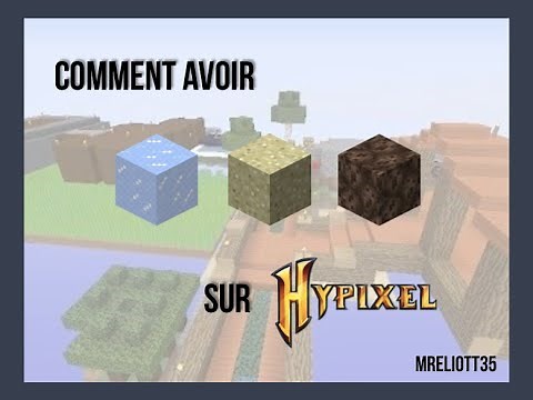Comment Avoir Glace, Sable, Soulsand Skyblock Hypixel [FR]