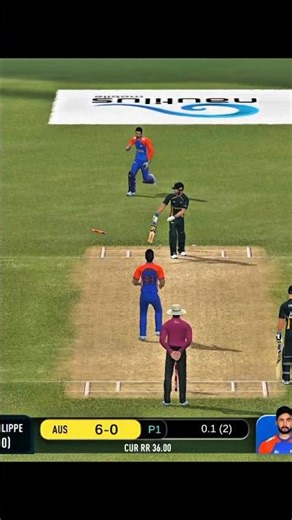 First Over Magical Bowling in Rc Swipe #gaming #shorts
