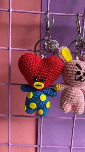 BT21 Tata & Cooky Crochet Pattern Cute, Handmade & Available on Etsy!