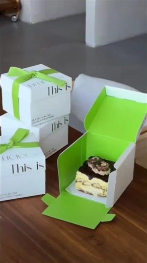 DIY Luxury Cake Box Design! 🎁 | Unboxing A Perfect Folding Box Structure