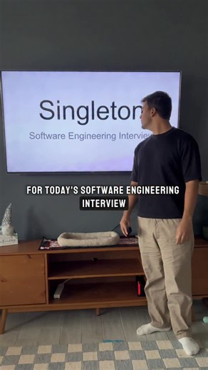 Arjay McCandless on Instagram: "Software Design Patterns: Singleton I hear a lot of things about this one. I find it useful in some cases, but it can definitely be abused and cause a lot of issues. What do yall think? #coding #programming #csmajors #softwareengineer"