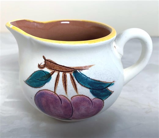 Stangl Pottery Vintage Creamer Fruit Pattern With Plums Design - Etsy