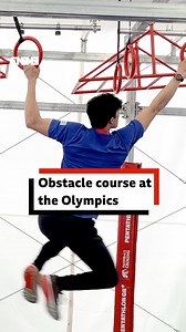The new Olympic sport with strong Gladiators Eliminator vibes 🏃 This sprint obstacle course looks like a lot of fun. It’s replaced horse riding as one of Modern Penthatlon’s five events after a coach was seen striking a horse at the Tokyo Olympics. | BBC Somerset
