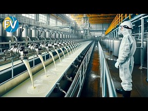 How tons of liquid milk are turned into powder | Production of powdered milk megafactories