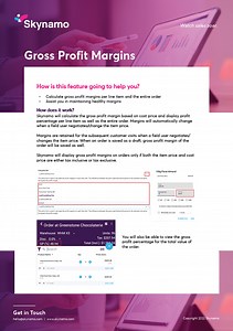New features - Skynamo Sales App - Mobile sales app