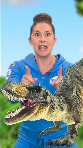 LOOK OUT! It's a T-REX! 🦖😱 - Dinosaur Yoga for Kids!