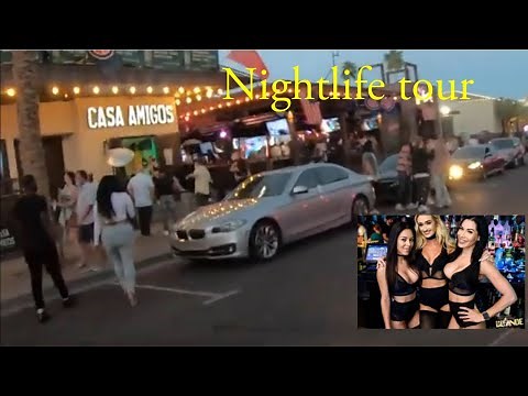 Scottsdale Arizona nightlife. Bars/clubs in Old Town. 2021