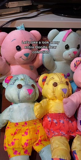 Doodle Bear Collection Tour! #doodlebear #nostalgia #collectiontour