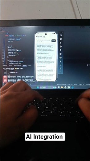 Ai Integration With react native app #coding #appdevelopment #reactnative #shorts #viral