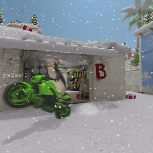 Los Pinguinos in cs2 Christmas | cs2 meme edit | #cs2 #counterstrike