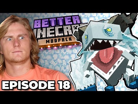 BETTER MINECRAFT MODPACK EP 18 | Epic Frostmaw Boss (1.17)