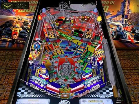 Visual Pinball: Indianapolis 500