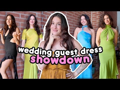 I Tried 9 Wedding Guest Dresses to Find the Perfect One! (budget friendly to luxury!)