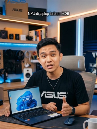 NPU di laptop itu buat apa sih? 🤔 Di laptop ASUS AI PC, NPU (Neural Processing Unit) berfungsi untuk menjalankan fitur AI langsung di perangkat tanpa harus bergantung ke cloud. Mulai dari AI productivity, pengolahan gambar, sampai fitur pintar lainnya bisa berjalan lebih cepat, lebih efisien, dan hemat daya. 🚀 Gimana menurut kalian masih ada pertanyaan lain? Komen dibawah😉 #npu #AIPC #laptopAI #asus #fiturAI #lebihcepat #lebihefisien #hematdaya #asusauthorizedbekasi #garansiresmi
