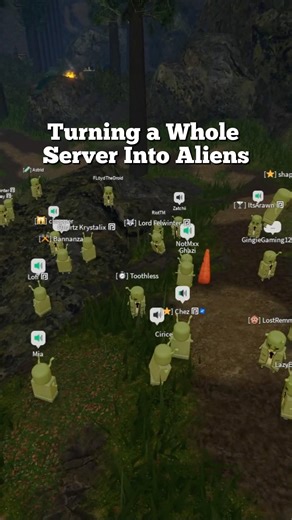 Turning a Whole Server Into Aliens #robloxfyp #alien #micuproblox #scream #prank