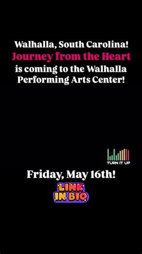 254 reactions · 97 shares | Journey AND Heart fans in and around Walhalla, SC! This one’s for YOU! Journey from the Heart, Nashville, TN’s premier tribute to Journey AND Heart, is coming to the Walhalla Performing Arts Center on Friday, May 16th! Tickets are on sale now at WalhallaPAC.com OR journeyheartmusic.com! Grab yours today and share this announcement with your friends and family! See you soon! ❤️ | Journey from the Heart | Facebook