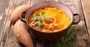 Purée de patates douces