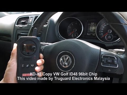 KEYDIY KD-X2: Copy VW Golf ID48 96bit Chip