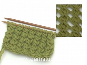 How to work a nice and easy bubble pattern