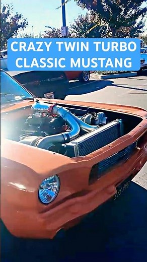 CRAZY TWIN TURBO CLASSIC MUSTANG