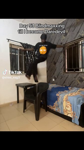 Blindmaxxing Day 53: Parkour Daredevil Recreation Attempt