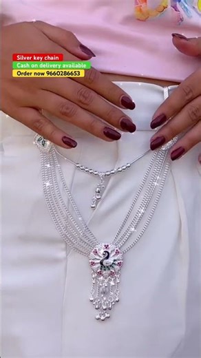 New designer beautiful silver key chain with 67% discount on instant order #shortsfeed #ytshorts
