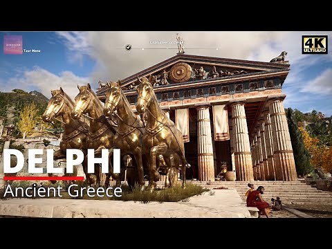 Walking in the Ancient Greece - The Sanctuary of Delphi [ Assassin's Creed: Odyssey - Ambience ]