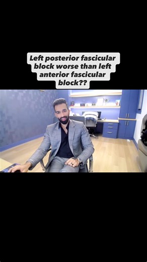 Guru Kowlgi, MD on Instagram: "ECG 123: Video explanation RBBB + left posterior fascicular block is more concerning than RBBB + left anterior fascicular block because: 1. Left posterior fascicle (LPF) is shorter, thicker and harder to injure than the left anterior fascicle (LAF) 2. LPF is anatomically more distant to the right bundle than the LAF. Thus involvement of the the right bundle and LPF suggests more diffuse conduction disease Think of this when you see right axis deviation in a patient