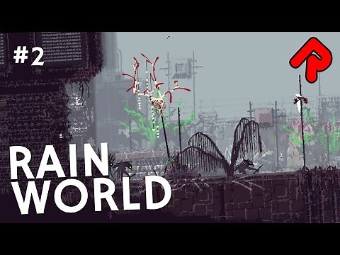 The Outskirts Scavenger Toll! | Let's play Rain World gameplay ep 2