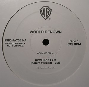 World Renown - How Nice I Am