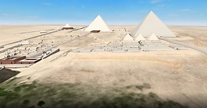 Recrean en 3D la llanura de Giza y las grandes pirámides de Egipto