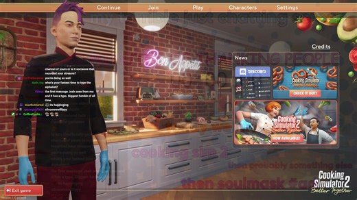 [LetsGameItOut 4-11-26直播] COOKING SIMULATOR 2和 Soulmask