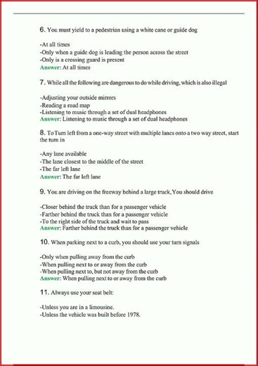 Dmv Permit Practice Test 13 Actual Questions And Answers 100 video