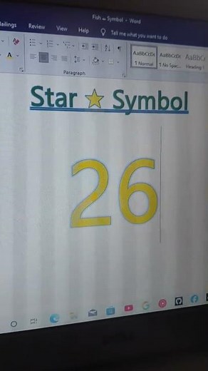 Star Symbol ⭐️⭐️⭐️ #viral #star #usa #computerscience