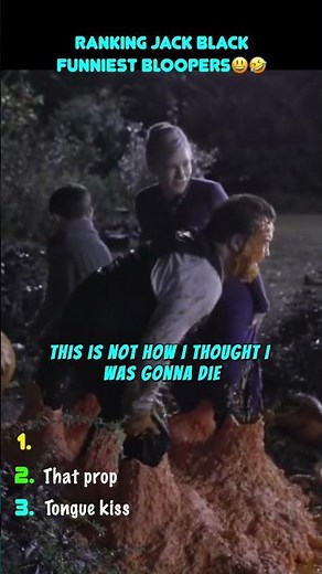 Ranking Jack Black’s Funniest Bloopers 😃🤣 (Part 2) #funny #movie #memes #bloopers